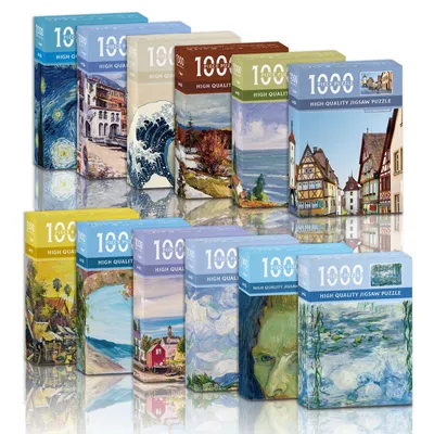 1000 Pieces High Difficulty Decompression Paper Puzzle Toys