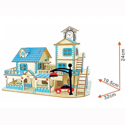 (Love the Aegean) 3D three-dimensional puzzle