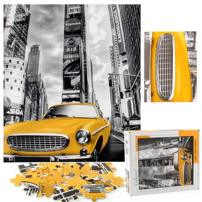 1000-piece 3D puzzle New York Street Thicken Paper Jigsaw
