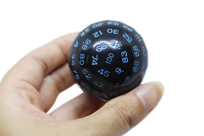 100-sided Dice 1-100 Digital Dice Multi-sided Sieve Running Group Board Game Accessories Addition And Subtraction Teaching Aids Game Props