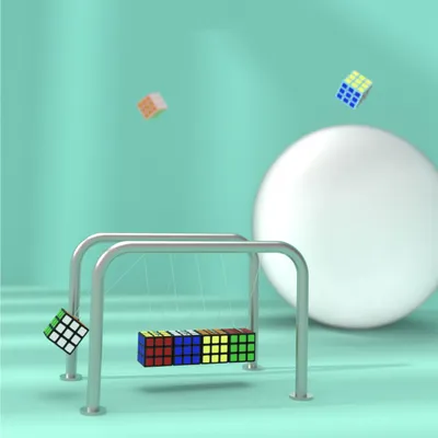1 Cm Super Mini Third-order Rubik's Cube Educational Toy