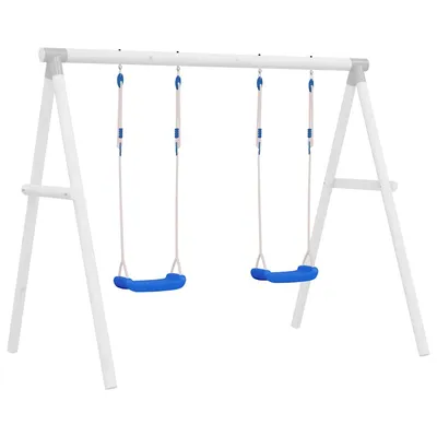    Swing Seats with Ropes, 2 pcs., Blue, 38x16 cm, Polyethylene