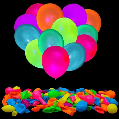 10-inch Fluorescent Balloon Neon Color
