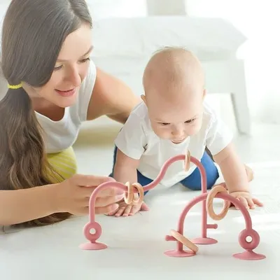 0-3 Years Old Baby Early Education Children Education Montessori Silicone Desktop Toys