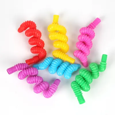 Colored Stretch Plastic Corrugated Decompression Tube