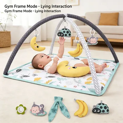 Baby Infant Gym Crawling Mat Educational Play Mat
