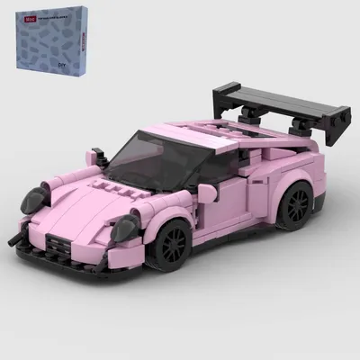 374PCS Super Sports Car Toy Building Set Porsche 911-GTRS
