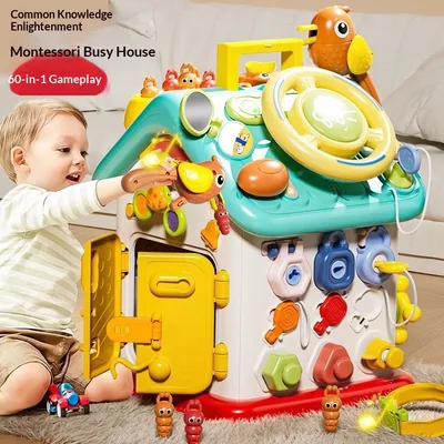 Babys Busy House Montessori Early Learning Toy House