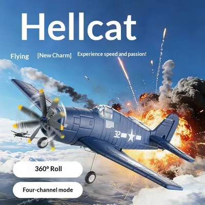FX9503 Four-Channel F6F Hellcat Fighter Brushless Toy