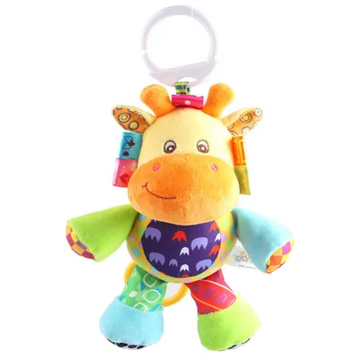 0-3 Years Old Baby Animal Pull Bell Seven Super Soft Pull Bell Lathe Hanging