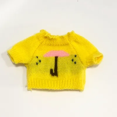 30cm Sweater Glasses Accessories Brown Bag Small Yellow Duck Accessories