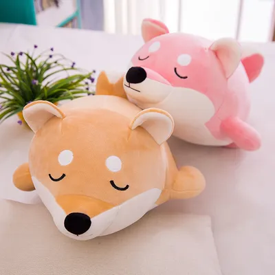1Shiba Inu Plush Toy Cute Cute Q Akita Dog Doll Catch Machine Doll