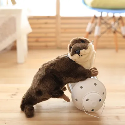 40CM simulation otter doll plush animal toy