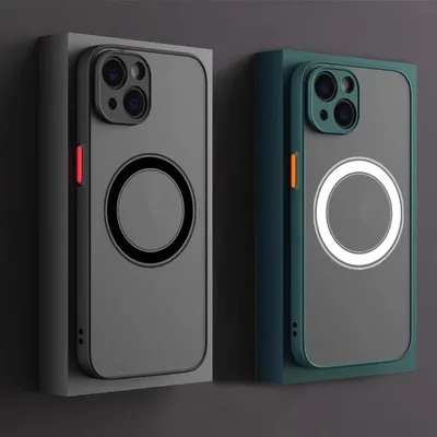 Magnetic Wireless Full-body Matte Protective Case For Phones