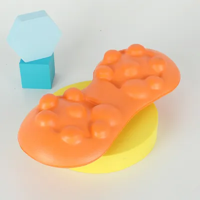 Slip-shaped waist pillow-orange-1 piece