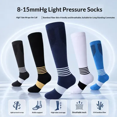 Odor-Resistant Running Compression Calf Sleeves For Sports