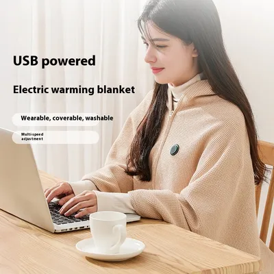 5v Heating Shoulder And Waist Support Heating Mat Far Infrared Hot Compress Health Care Electric Blanket