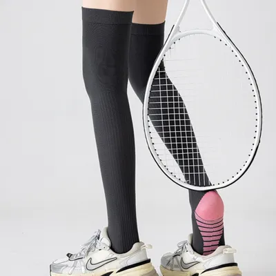 New Over-the-knee Compression Sports Socks High-top
