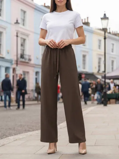 Ladies Long Trousers, Straight Leg Pants, Women Casual Pants, Casual Pants, Women Pants, Sports Pants, Women's Long Pants, Sweatpants, Casual Drawstring Pants Women Everyday Wear Bottoms