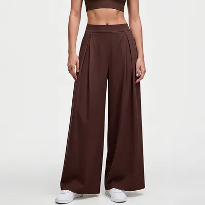 Straight-leg Wide-leg Athletic Pants For Women Casual And Versatile For Outdoor Wear