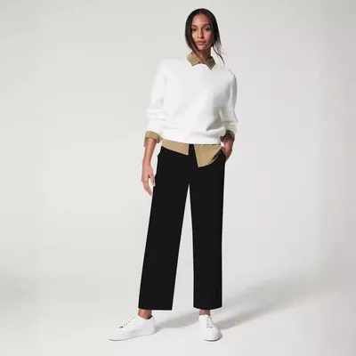 All-matching Bootleg Pants Slim Fit Slimming Draping Effect Casual Suit Pants