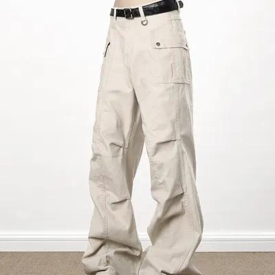 American High Street Washed Distressed Overalls