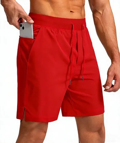 Colorful Quick-dry Breathable Men's Sports Shorts, Outdoor Beach Summer Work And Casual Shorts