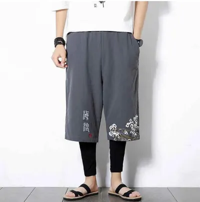2-Layer Japanese Style Pants