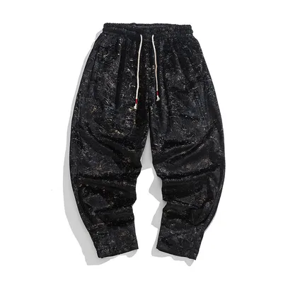 New Thick Sweat Pants Plus Size Hanfu Improved New Chinese Style