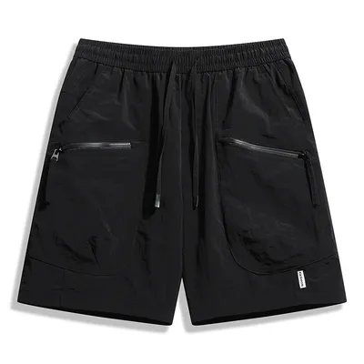 3D Large Pocket Sports Outdoor Ice Silk Men's Five-inch Shorts