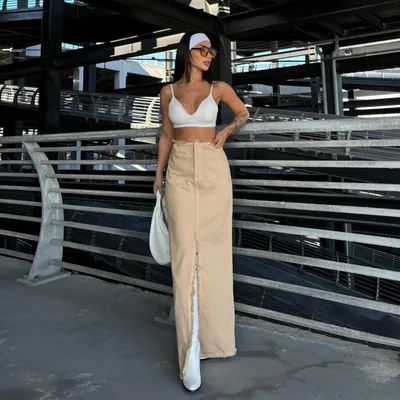 A- Line Midi Dress Women's Fashion Spring And Summer