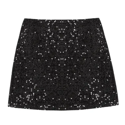 A-line Small Shiny Skirt