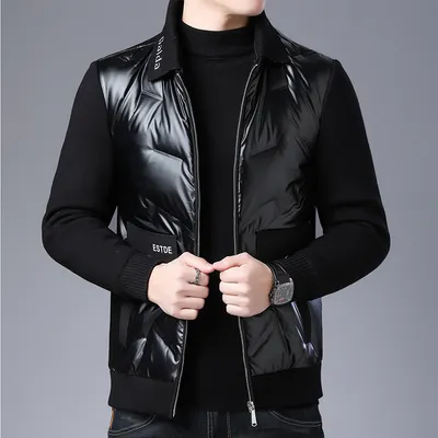  winter down jacket male middle-aged