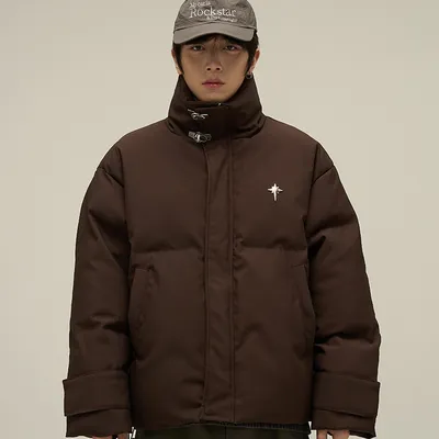 American Retro Down Cotton-padded Jacket For Men