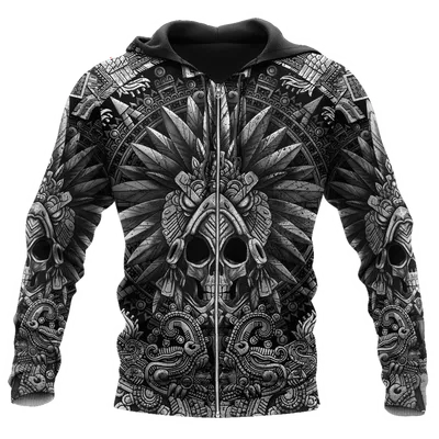 3D Aztec Print For Individual Creative Men's And Women's Clothing