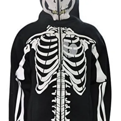 Unisex Skull Hoodie Casual Top