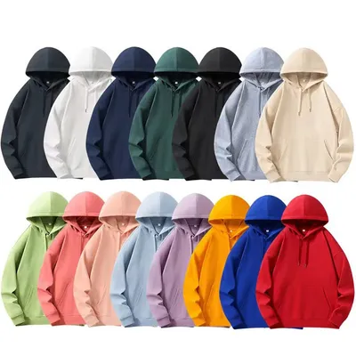 330g Autumn Full Terry Round Neck Sweater For Men