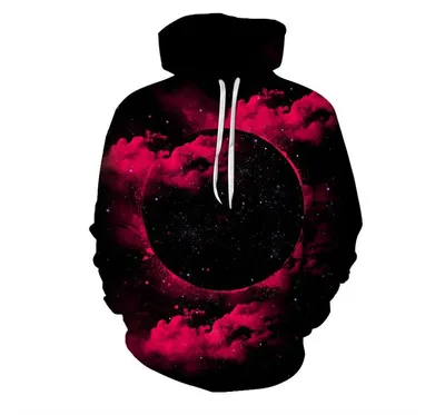 3D Digital Print Strange Night Star Sweatshirt