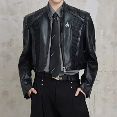 Original Akira Short Biker Leather Jacket
