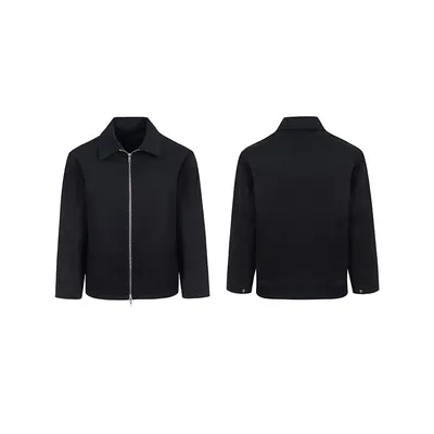 American-style Cropped Loose-fit Design-forward Jacket