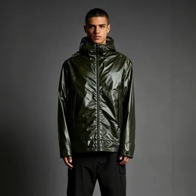 Mens Jacket Thermal-Responsive Color-Changing Coat