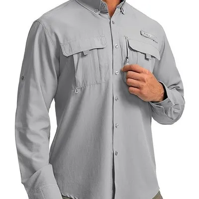 New Mens Casual Long-sleeve Collar Shirt