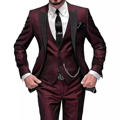 Black Collar Color Blocked Three Piece Set