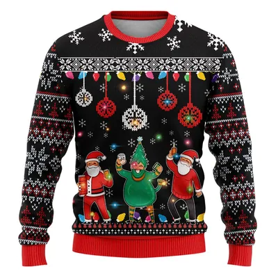 3D-printed Ugly Christmas Sweater For Men