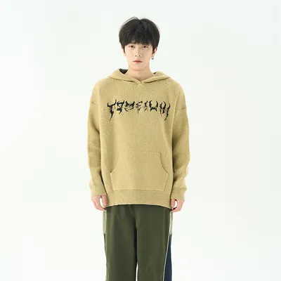American Idle Style Men's Niche Hooded Sweater