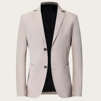 Slim-fit Solid-color Suit