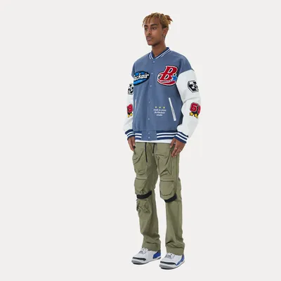 American Street Towel Embroidered Jacket Baseball Uniform