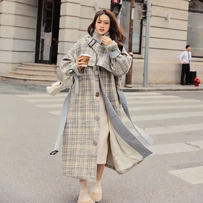 Autumn And Winter All Match Woolen Cloth Small Fragrant Thick Woolen Coat