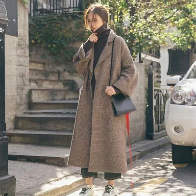 Autumn And Winter New Fashion Plaid Coat For Women