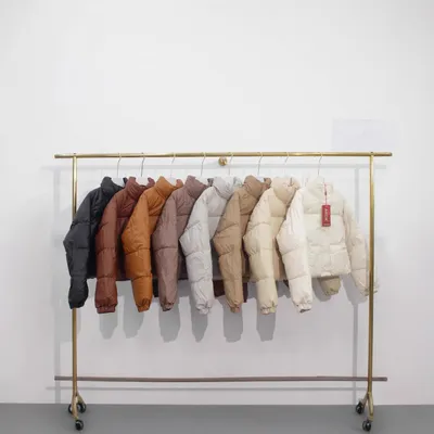 Candy Color Short Cotton Coat Jacket Women
